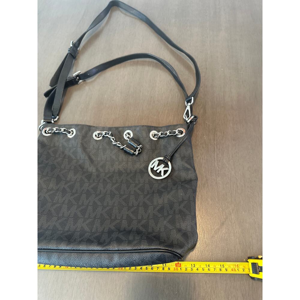 Michael Kors Frankie Drawstring Bag Black 1409 30H4SFKL3B - Picture 3 of 8
